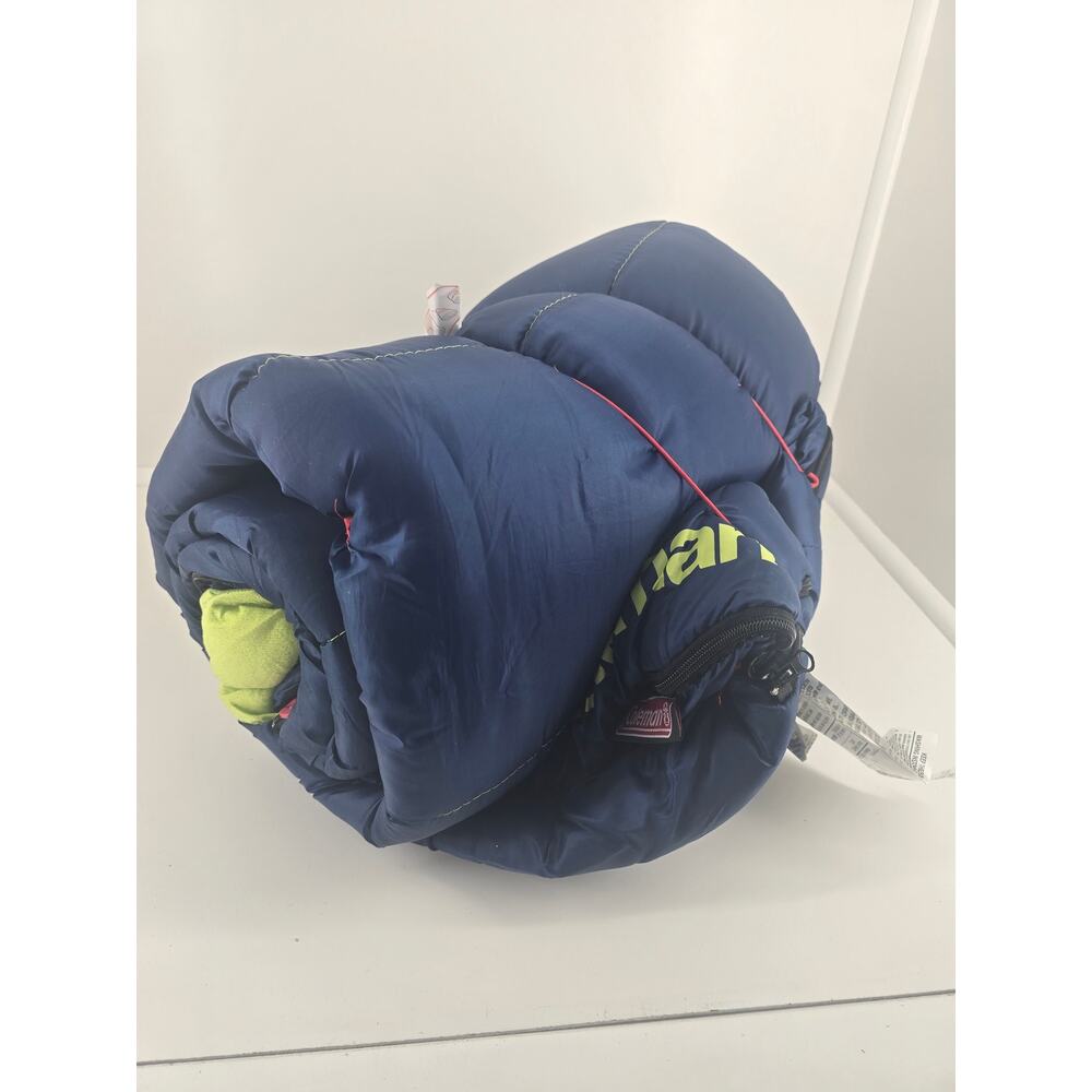 Coleman Adult Blue Sleeping Bag Camping Hiking Outdoor Travel